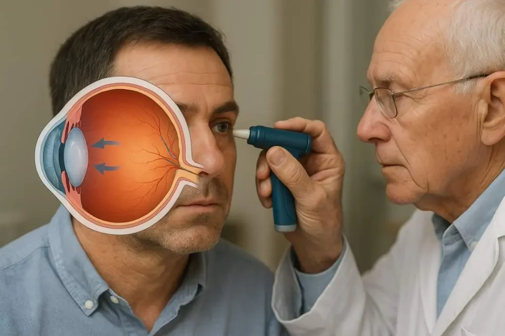 cause of high eye pressure