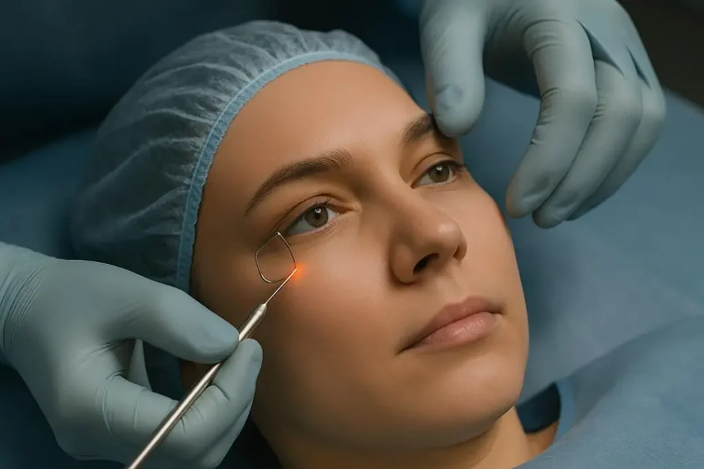 Is the SMILE eye surgery painful?